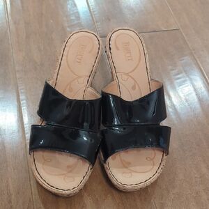 Born Women's Black Slide Sandals